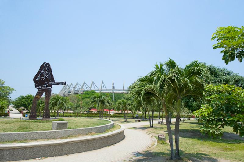 Escultura de Shakira, Parque Metropolitano, Barran...