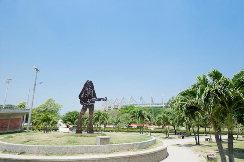 Escultura de Shakira, Parque Metropolitano, Barran...