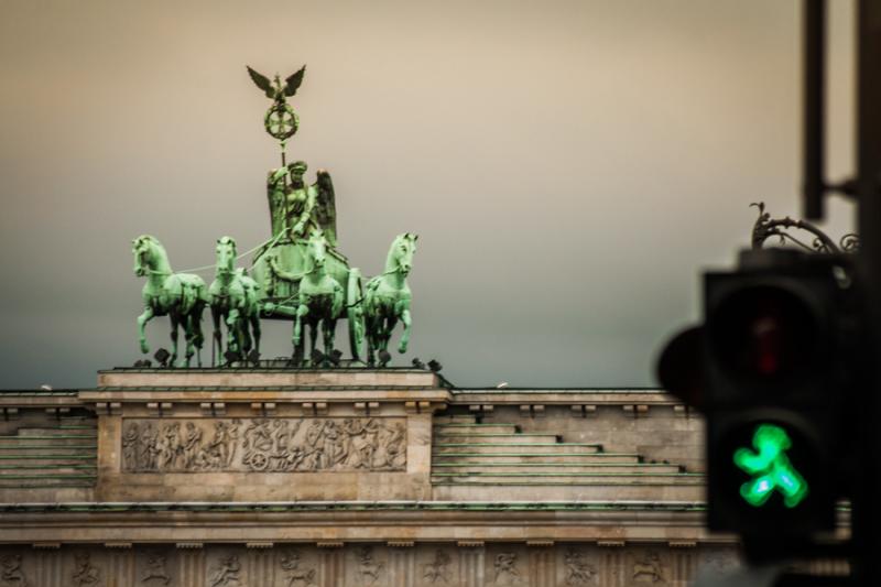 Puerta de Brandenburgo, Berlin, Alemania, Europa C...