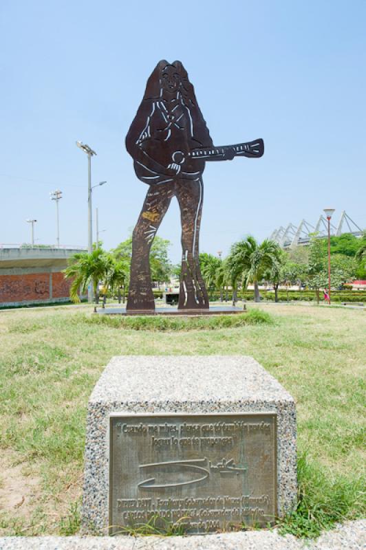 Escultura de Shakira, Parque Metropolitano, Barran...