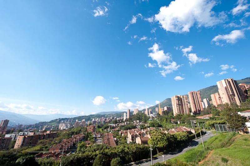 Panoramica del El Poblado, Medellin, Antioquia, Co...