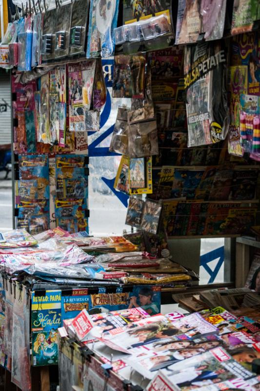 Kiosco de Prensa, Barcelona, La Rambla, Cataluña,...