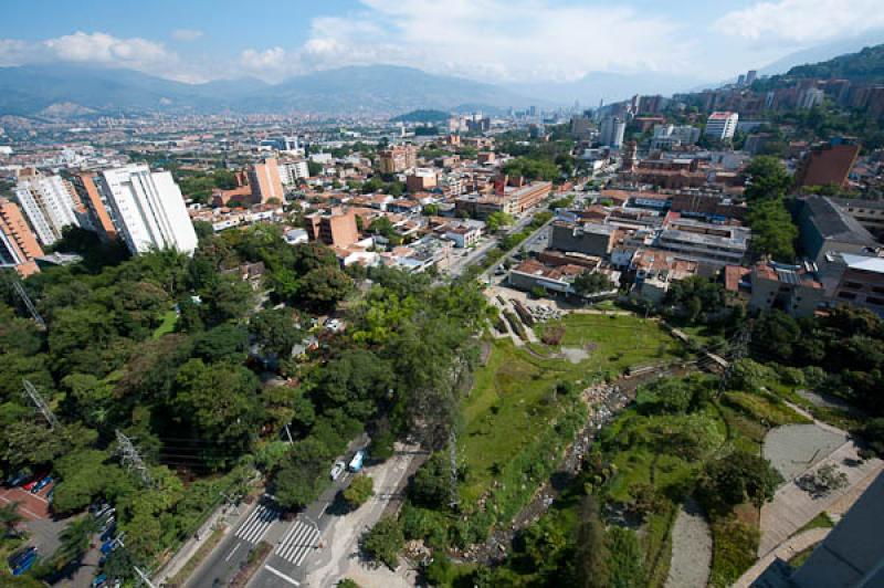 Panoramica El Poblado, Medellin, Antioquia, Colomb...