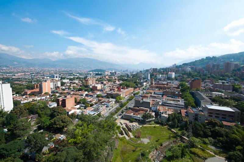 Panoramica El Poblado, Medellin, Antioquia, Colomb...