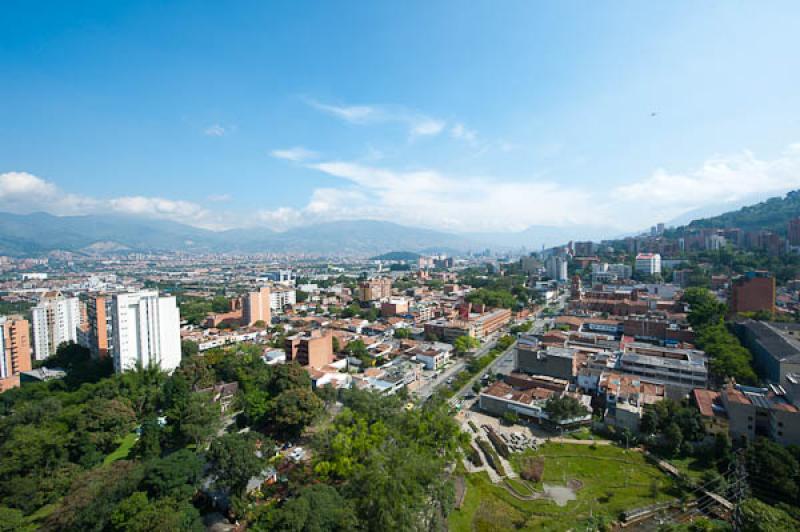 Panoramica El Poblado, Medellin, Antioquia, Colomb...