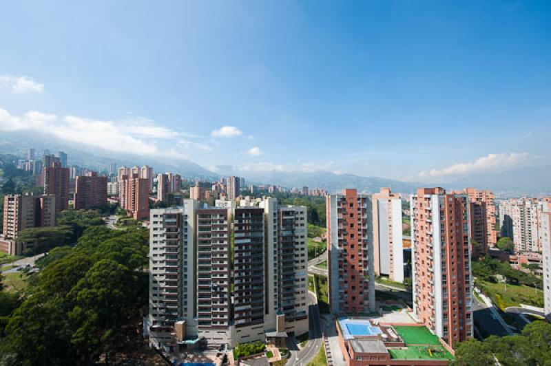 Panoramica El Poblado, Medellin, Antioquia, Colomb...