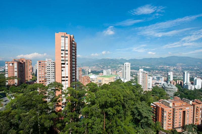 Panoramica El Poblado, Medellin, Antioquia, Colomb...