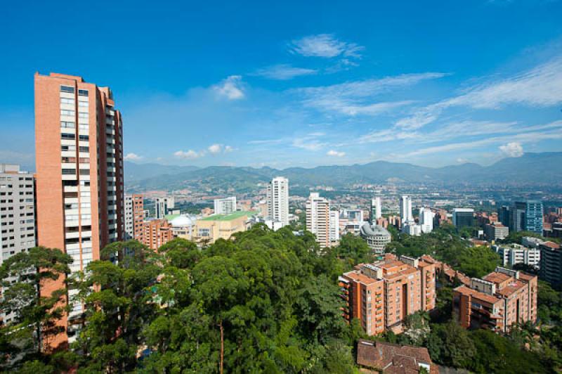 Panoramica El Poblado, Medellin, Antioquia, Colomb...