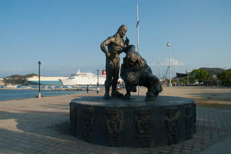 Monumento a la Deidad Tayrona, Santa Marta, Magdal...