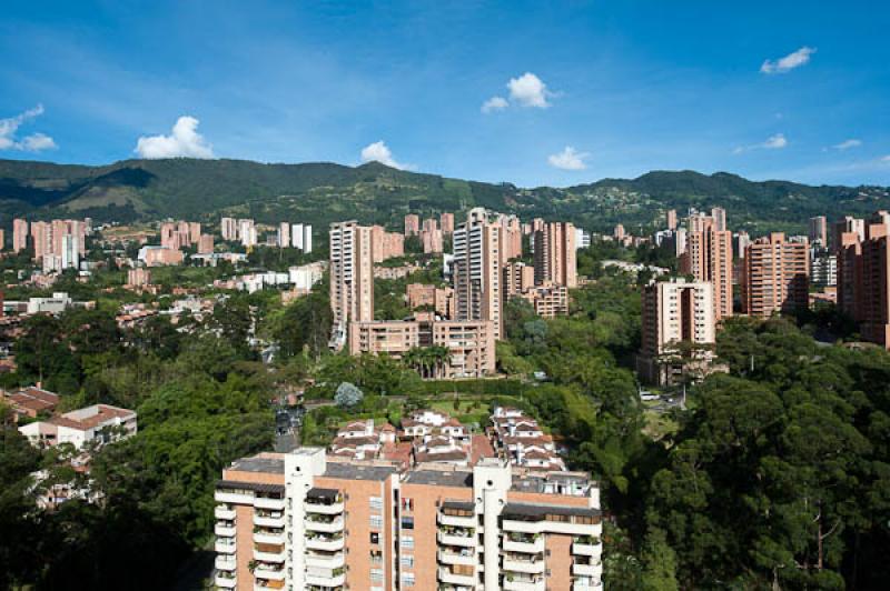 Panoramica El Poblado, Medellin, Antioquia, Colomb...