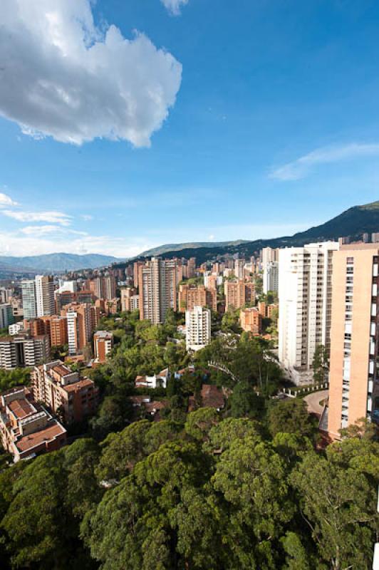 Panoramica El Poblado, Medellin, Antioquia, Colomb...