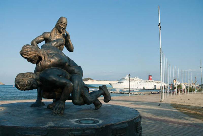 Monumento a la Deidad Tayrona, Santa Marta, Magdal...