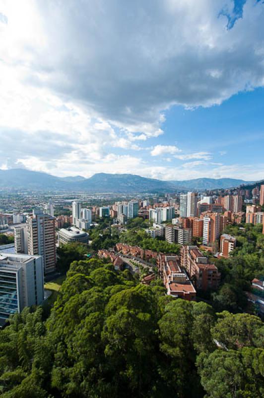 Panoramica El Poblado, Medellin, Antioquia, Colomb...