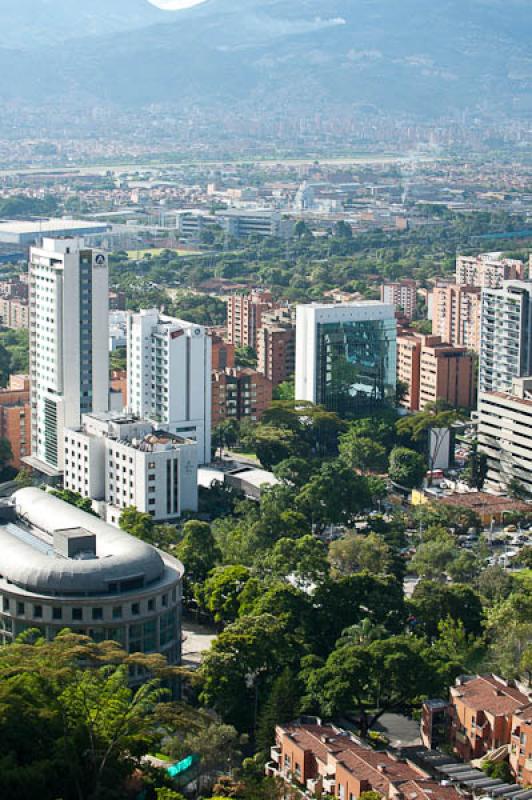 Panoramica El Poblado, Medellin, Antioquia, Colomb...