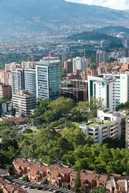 Panoramica El Poblado, Medellin, Antioquia, Colomb...