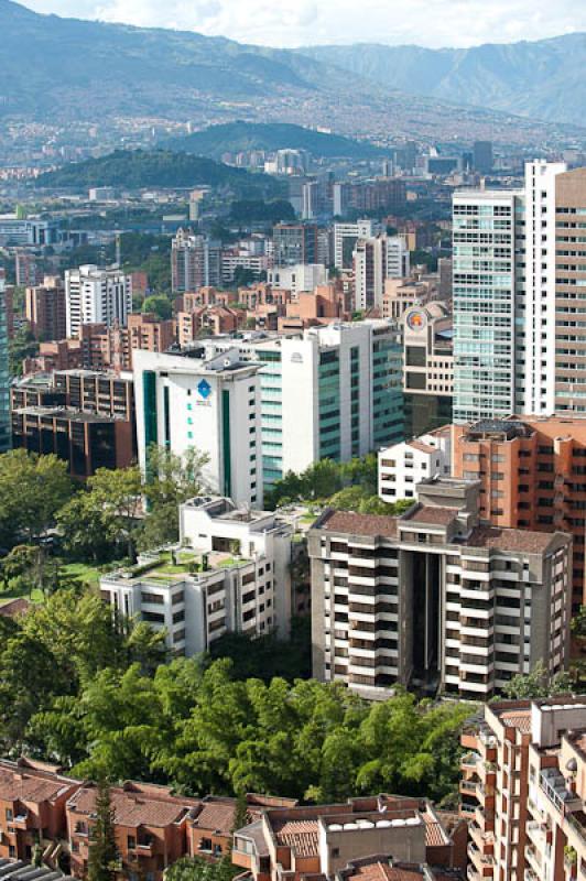 Panoramica El Poblado, Medellin, Antioquia, Colomb...