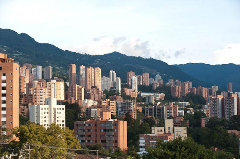 Panoramica El Poblado, Medellin, Antioquia, Colomb...