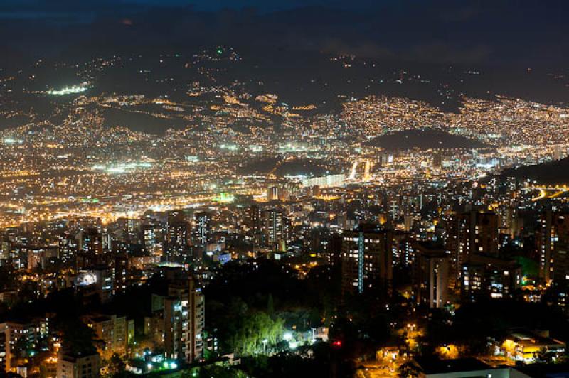 Panoramica El Poblado, Medellin, Antioquia, Colomb...