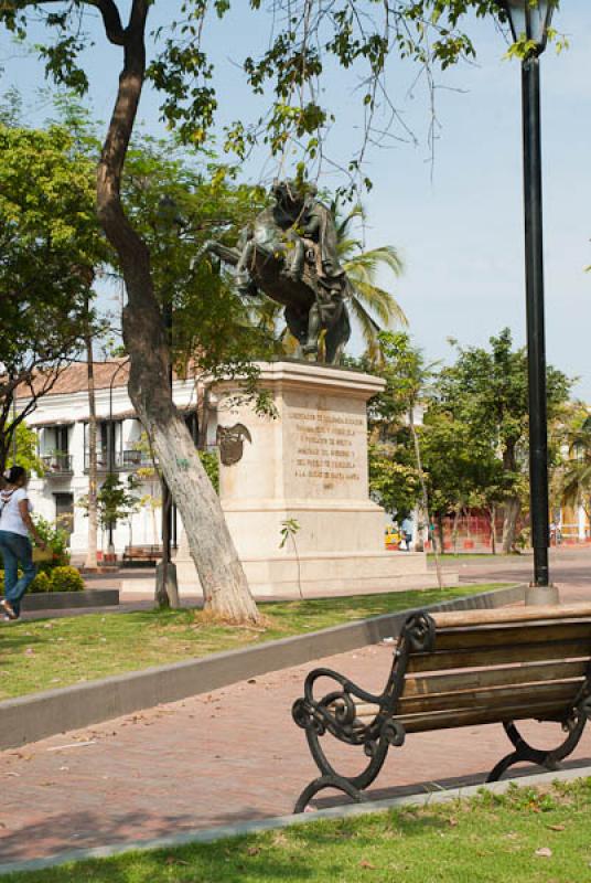 Monumento a Simon Bolivar, Santa Marta, Magdalena,...