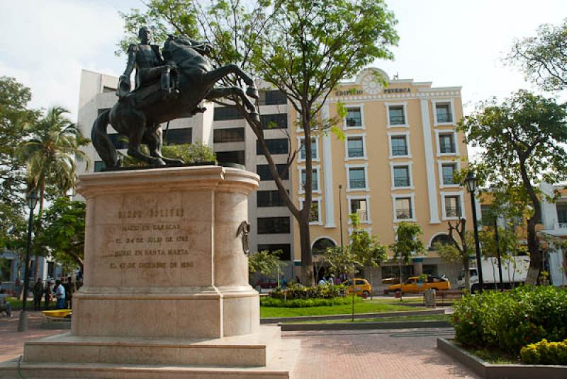 Monumento a Simon Bolivar, Santa Marta, Magdalena,...