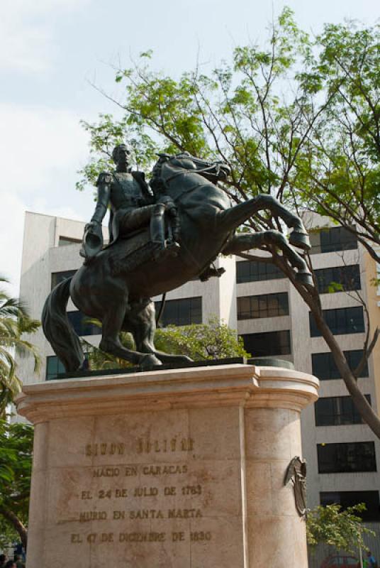 Monumento a Simon Bolivar, Santa Marta, Magdalena,...