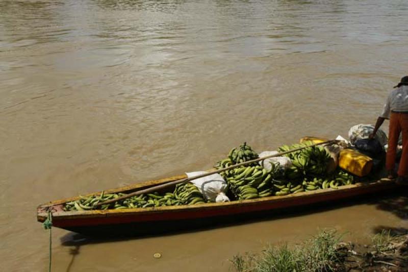 Canoa en el Rio San Jorge, Montelibano, Cordoba, C...