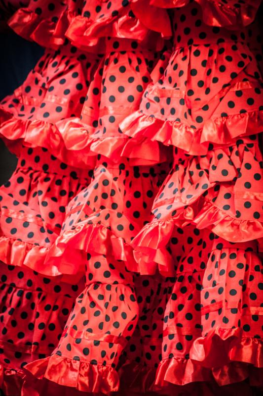 Volados de un Traje de Flamenco, Barcelona, Catalu...