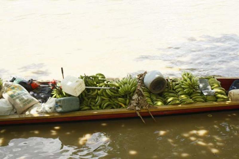 Canoa en el Rio San Jorge, Montelibano, Cordoba, C...