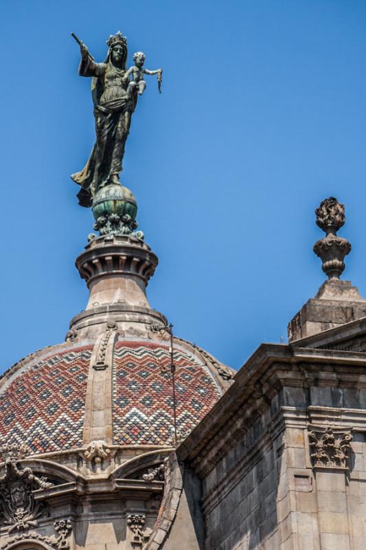 Virgen Maria de la Basilica de la Merce, Barcelona...