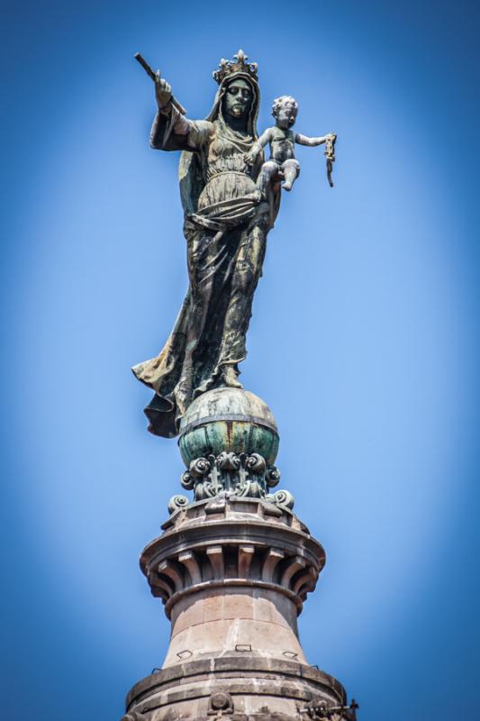 Virgen Maria de la Basilica de la Merce, Barcelona...