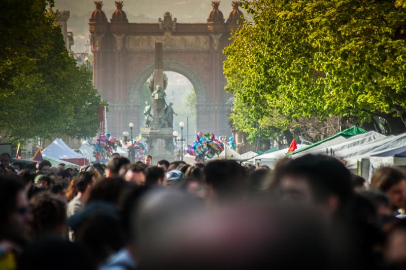 Arco del Triunfo Ciutadella, Barcelona, Cataluña,...