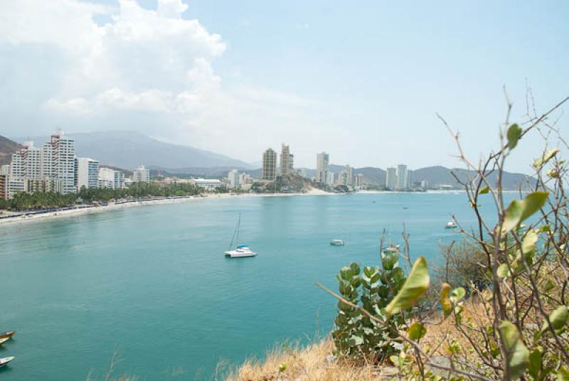 Panoramica de El Rodadero, Santa Marta, Magdalena,...