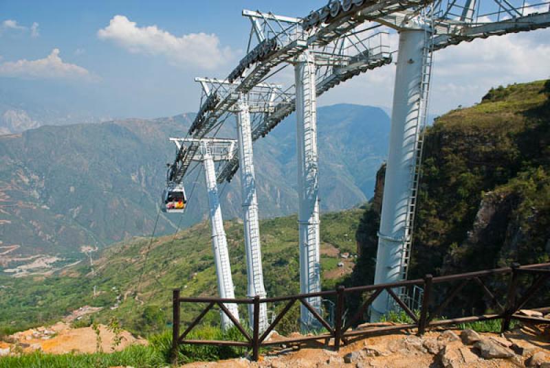 Teleferico del Parque Nacional del Chicamocha, San...