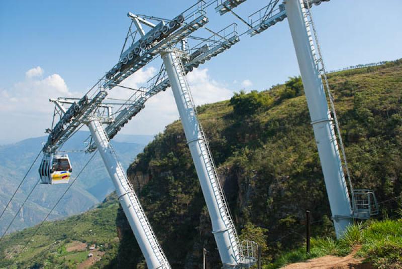 Teleferico del Parque Nacional del Chicamocha, San...