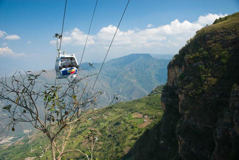 Teleferico del Parque Nacional del Chicamocha, San...