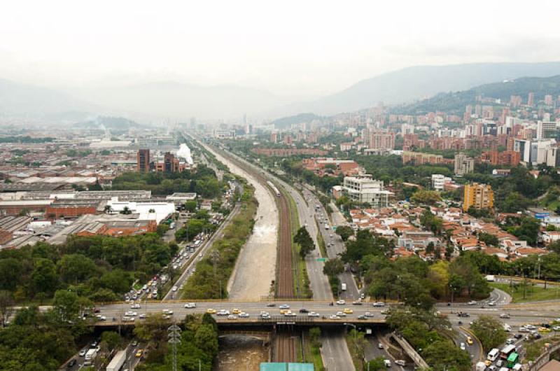 Panoramica de la Ciudad de Medellin, Antioquia, Co...