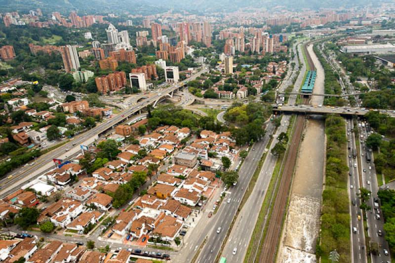 Panoramica de la Ciudad de Medellin, Antioquia, Co...