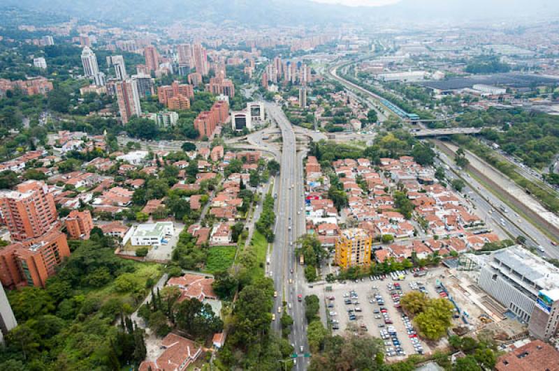 Panoramica de La Ciudad, La Aguacatala, Medellin, ...