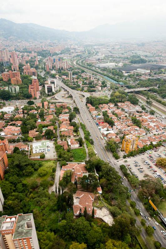 Panoramica de La Ciudad, La Aguacatala, Medellin, ...