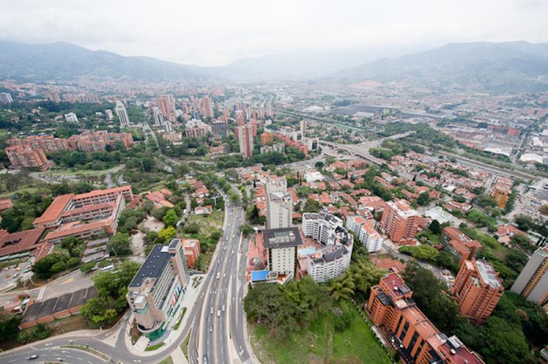 Panoramica del Poblado, Medellin, Antioquia, Colom...