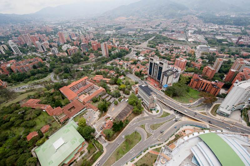 Panoramica del Poblado, Medellin, Antioquia, Colom...