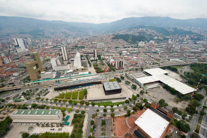 Panoramica del Centro de Medellin, Antioquia, Colo...