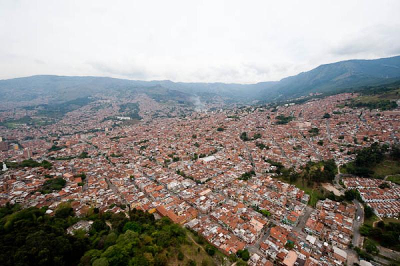 Panoramica de la Ciudad de Medellin, Antioquia, Co...