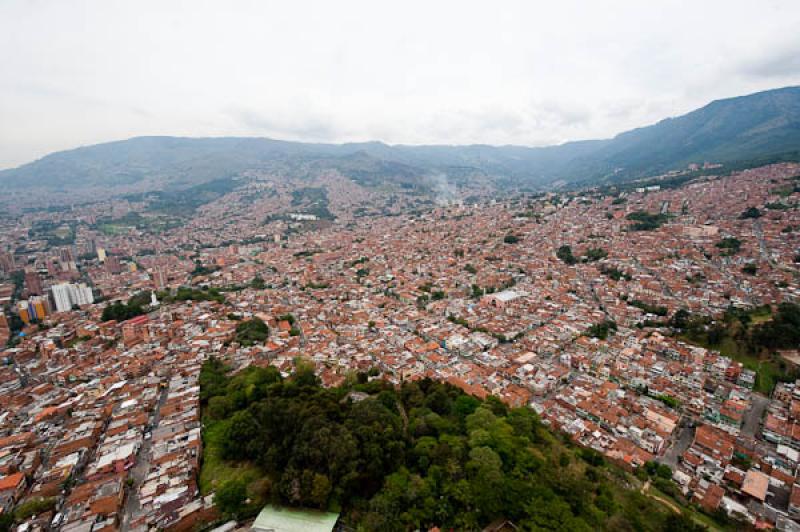 Panoramica de la Ciudad de Medellin, Antioquia, Co...