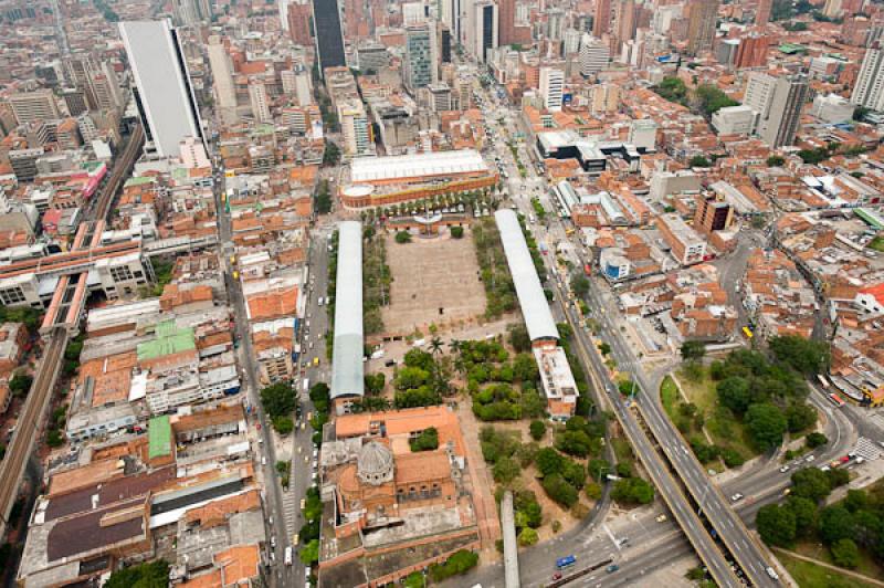 Panoramica del Centro de Medellin, Antioquia, Colo...