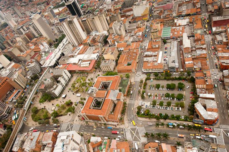 Panoramica del Centro de Medellin, Antioquia, Colo...