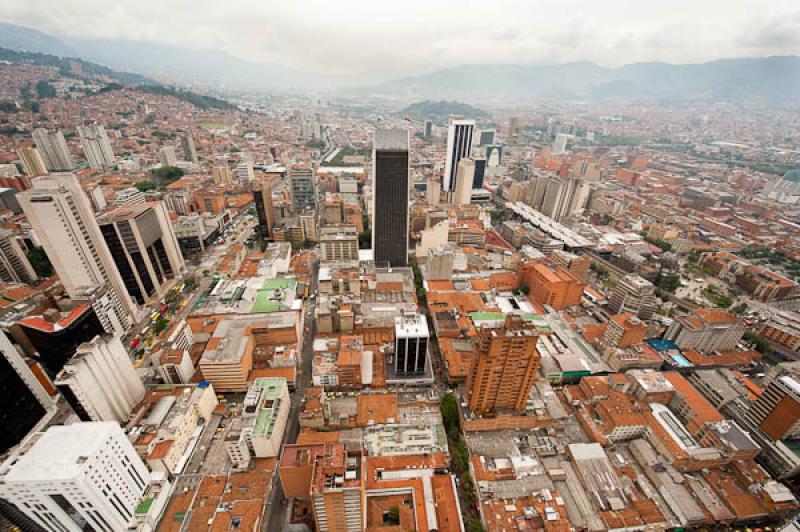 Panoramica del Centro de Medellin, Antioquia, Colo...