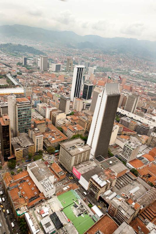 Panoramica del Centro de Medellin, Antioquia, Colo...