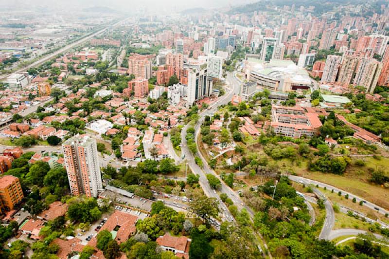 Panoramica del Poblado, Medellin, Antioquia, Colom...