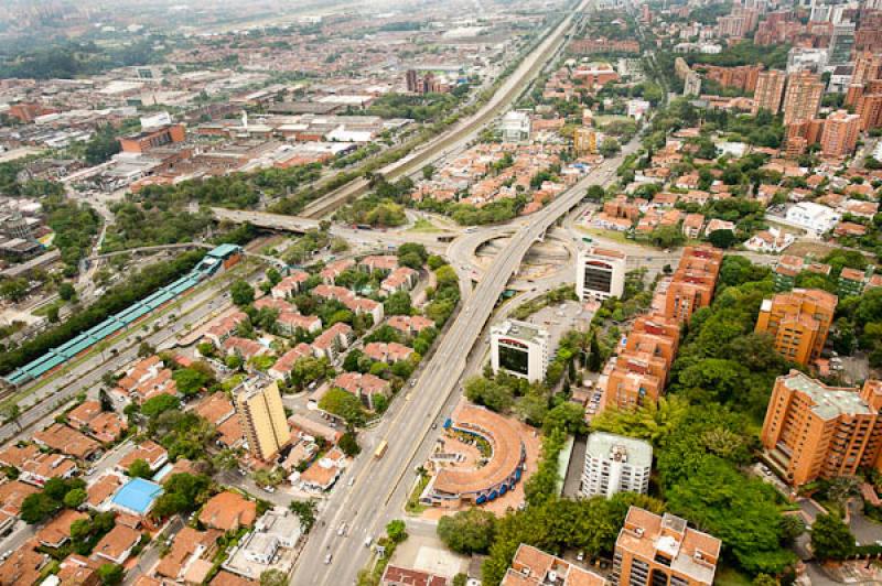 Panoramica de La Ciudad, La Aguacatala, Medellin, ...